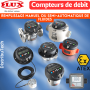 debitmetre compteur de debit FLUX a disque oscillant roues ovales turbine remplissage dosage fluide maroc
