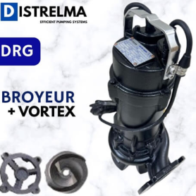 pompe vide cave avec broyeur DRG DISTRELMA relevage gros debit