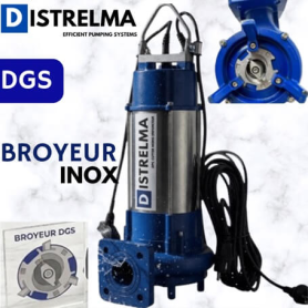 Pompe vide cave avec broyeur Maroc DGS DISTRELMA Relevage eaux usées puissant sans colmatage
