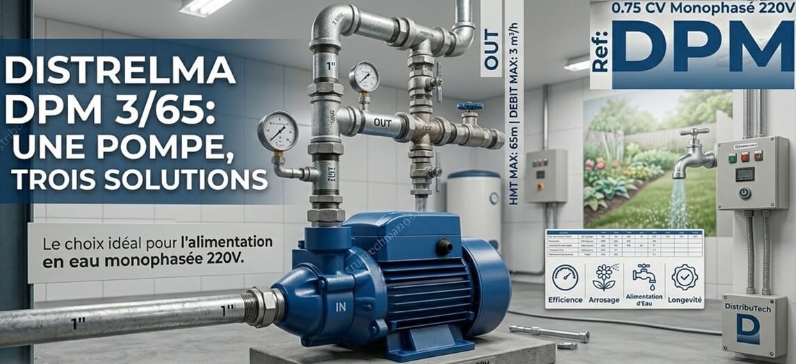 pompe a eau centrifuge surpresseur domestique 0.55kw-0.75cv-220v maison jardin