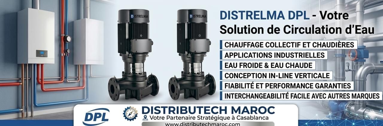 pompe circulateur verticale DPL DISTRELMA eau chaude et froide